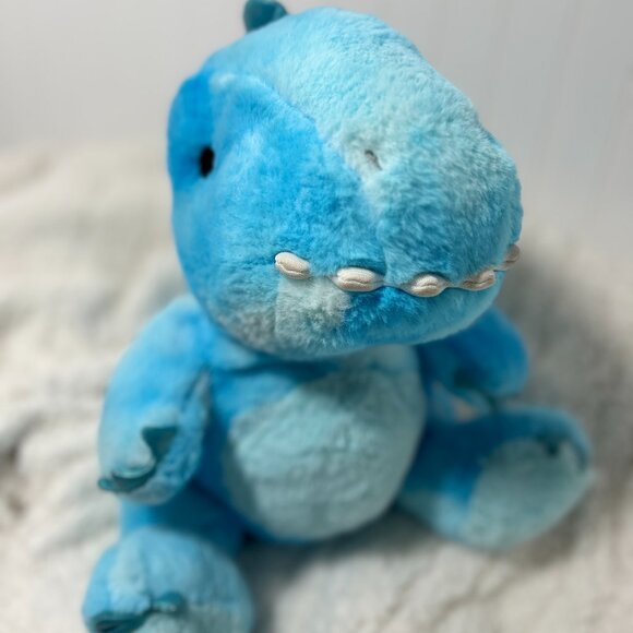 FAO Schwarz Plush Blue T-Rex Dinosaur -  12" Super Soft Dino Stuffed Animal - Picture 2 of 7